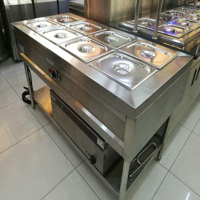 China Eco-friendly Restaurant Deli Buffet Food Warmer Display Electric Heating Commercial Bath Marie for sale