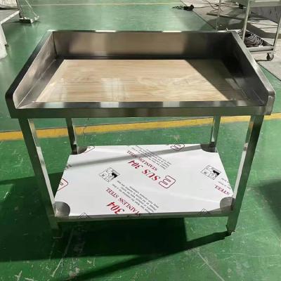 China Hotel Restaurant Eco - Friendly Commercial Kitchen Operation Base Work Prep Tables Stainless Steel for sale