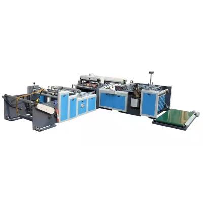 China Hotels plastic bag converting machine rice bag cutting and sewing machine and pp woven bag making machine for sale