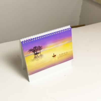 China Recyclable Office Gift Items Metal Desk Calendar Business Promotional Holder for sale