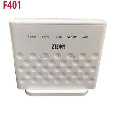 China FTTH Network Terminal ZXA10 F401 EPON ONU Ontario OMCI FTTH Scenario Factory Refurbished Optical Internet HD ZTE EPON ONU for sale