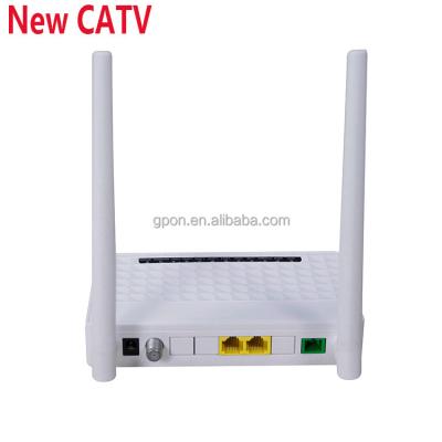 China New Mold Private Network Design XPON CATV ONU 1GE+1FE+WIFI ONU CATV IPTV RF Printing OEM ODM Free CATV & Logo XPON GPON EPON GEPON ONU Ontario for sale