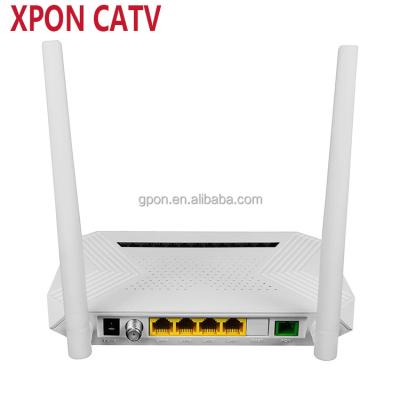 China CATV and Network GPON EPON Optical Transmitter CATV Receiver 1550nm Work XPON Ontario CATV ONU 1GE 3FE WiFi SC/APC with Huawei ZTE XPON CATV ONU for sale