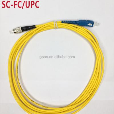 China Network Factory Fiber Optic Patch Attach SC-FC UPC Single Mode Network Telecom FC SC LC ST Fiber Optic Connector for sale