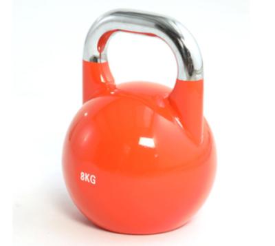 China Factory Wholesale Custom Logo Color Weight Casted Steel Competition Kettlebell Set Eco - Friendly for sale