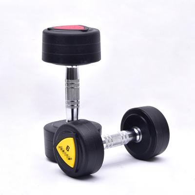 China Custom Logo AX Custom AX Fitness Power Training PU Dumbbell for sale