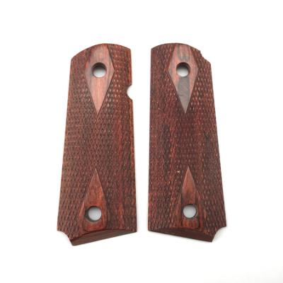 China 1911 high precision wooden wooden grips for shooting for sale