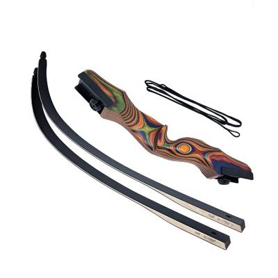 China Professional Archery TIR Hunting Take Down Recurve Archery Set Wooden Handle Riser for sale