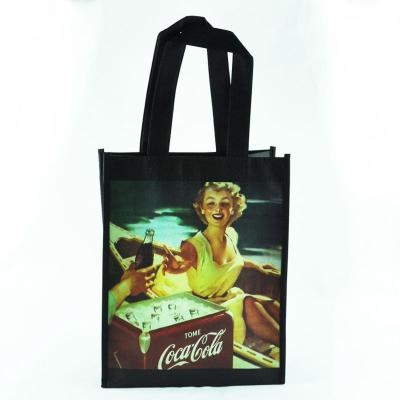 China Retro Design Folding Eco - Friendly Nonwoven Shopping Bag for sale