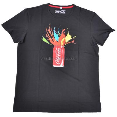 China Hot Sale Anti-Shrink Black Printing T Shirt for sale