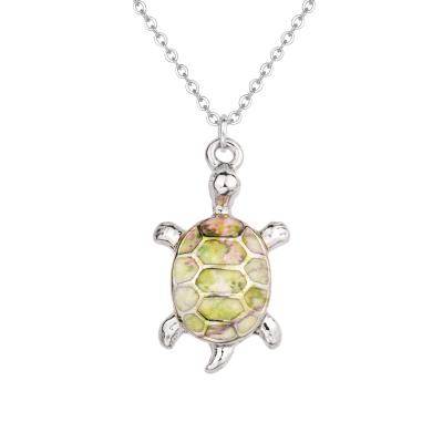 China Custom Luxury Jewelry Accessories BOHEMIA Ocean Sea Alloy Alloy Tortoise Cute Turtle Jewelry Necklace Small for sale