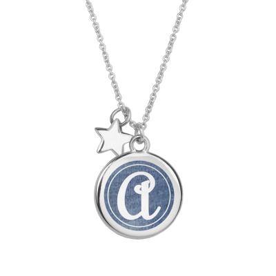 China CLASSIC custom made personalized engrave letters necklace jewelry gift for girls for sale