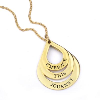 China CLASSIC Hot Selling Gold Plated Stainless Steel Necklace Personalized Jewelry For Women for sale