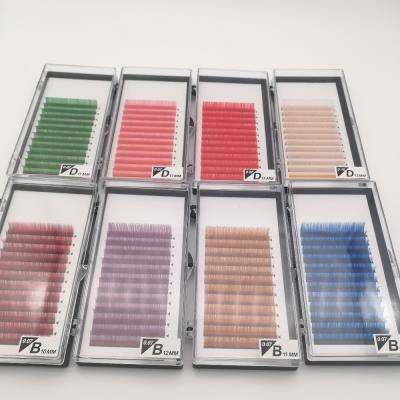 China Hot Selling Lightweight Lashes New Unique Top Quality Design Colored Different Lashes for sale