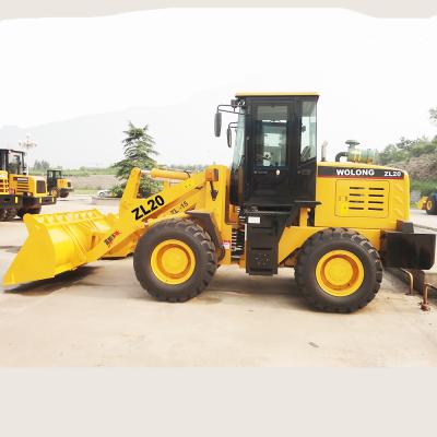 China Chinese 2 ton ZL20 mini front loader with low price for sale 1m3 for sale