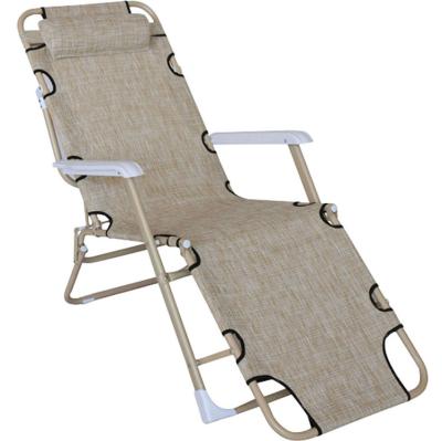 China Custom Outdoor Furniture Portable Folding Chair Adjustable And Push In Beach Folding Camping Chair With Handle for sale