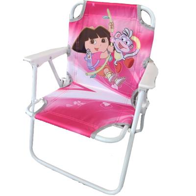 China Outdoor Goods Brazil Single Folding Portable Folding Camping Beach Chair With Plastic Handle For Kids for sale