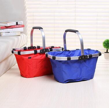 China NEW 2021modern Folding Portable Storage Shopping Home Basket Modern For Shoping Picnic Travel for sale