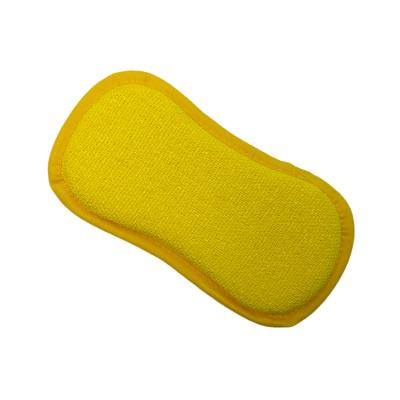 China KDIJET Viable Hot Sale 20x10x2cm Scrubber Sponge Microfiber Dishwashing Cleaning Sponge For Kitchen for sale