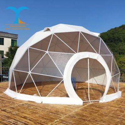 China Luxury camping tent dome house hotel dome tents 5m canopy outdoor dome tent celebration promotion small geodesic dome tent for sale