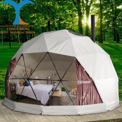 China festival dome transparent tent geodesic outdoor camping tent for glamping 6m dome tent for sale