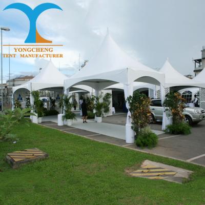 China Luxury Alluminum Alloy Factory Garden Canopy Tent Pagoda Tent For European Wedding Party for sale