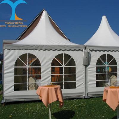 China Alluminum alloy view pagoda tent hot-selling outdoor aluminum 6x6m tent for event for sale