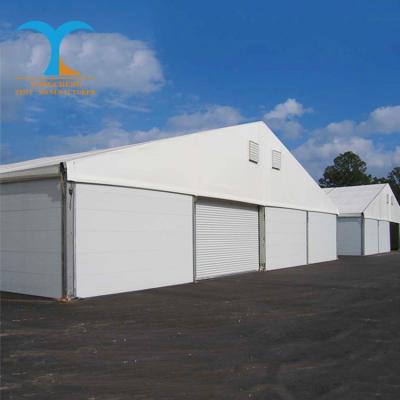 China Alluminum Alloy Emergency Canvas Warehouse Storage Containers Shelter Outdoor Waterproof Fireproof Tent for sale