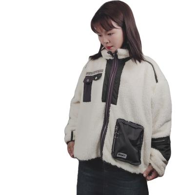 China Stylish Breathable Women's Spring And Autumn Plush Short Coat for sale