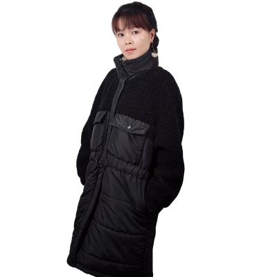 China 2021 winter casual fashion and breathable quality designer padded fuax fur fabric for sale