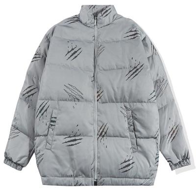 China Lightweight Breathable Mens Hooded Stripper Jacket Winter Quilted Padded Coat for sale