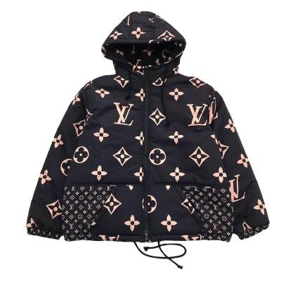 China Winter Breathable Fashion Printed Stripper Down Clothing For Men's Jackets 2022 for sale