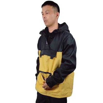 China Waterproof Men's Pullover Autumn Bomber Jackets Outwear Windbreaker Casual Coat With HOOD for sale