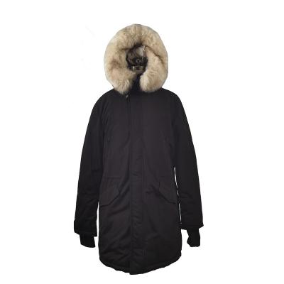 China Winter Hooded Men's Parka Coat Jacket Parkas Breathable Parkas Outwear Thickness for sale