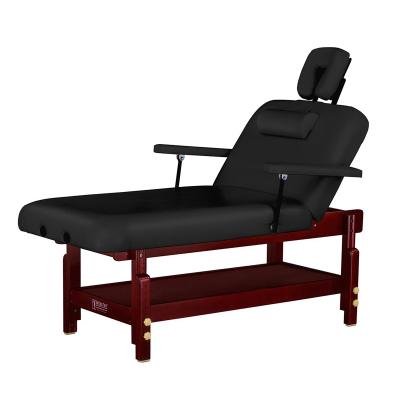 China Modern Wood Stationary Massage Bed Stationary Montclair Master Stationery Stationery Physiotherapy Beauty Bed Tilt Massage Bed for sale