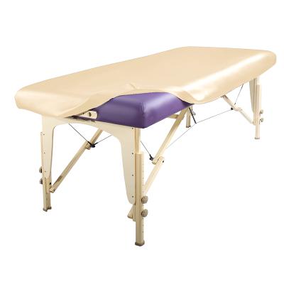 China Folded Fitted Leather PU Synthetic Massage Bedspread Table Cover Custom Massage Table Sheet for sale