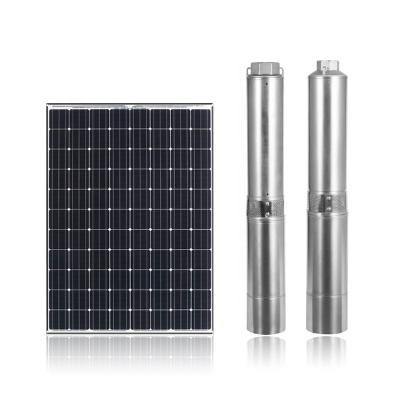 China Irrigation 0.5 Hp 85L/min 35m 600w Brushless Solar Pump DC Solar Pumping Systems for sale