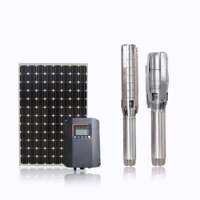 China Irrigation DC Gasoline Price Solar Water Pump For Agriculture Irrigation Submersible Pump for sale