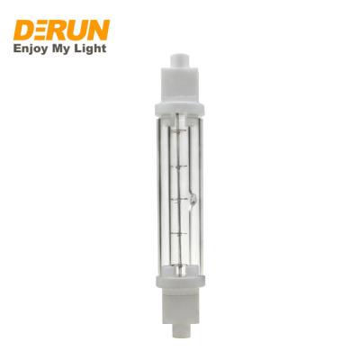 China J118 R7S Quartz Halogen Infrared Lamp Tube 300W 500W 220-240V Glass Coated Quartz Glass Heater Lamp Catering Lamp for sale