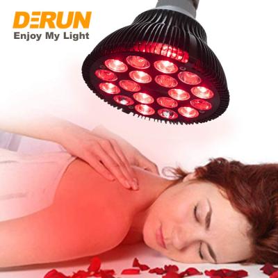 China Par38 85-265V 54W 18PCS LED E27 E26 Therapy 660nm 850nm Aluminum Infrared Lamp Medical Care Bulb for Pain Relief Injury Healing for sale