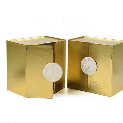 China Recyclable Wholesale Luxury Double Openable Paper Packaging Gift Box Two Door Openable Gift Packaging Boxes for sale