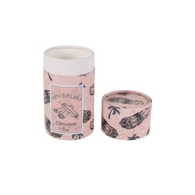 China OEM Recyclable Tea Cylinder Packaging Box Caliber Paper Tube Cylinder Packaging for sale