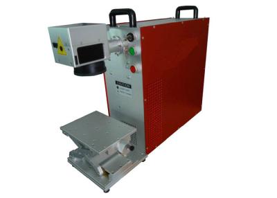 China High speed 10W portable fiber laser marking machine for metal / plastic / rubber for sale