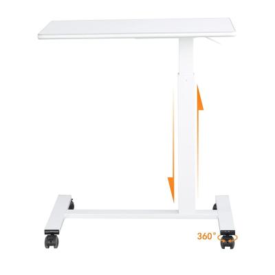 China Easy Installation OEM ODM Portable Work Table for Home Office Patient Hospital Height Adjustable Sit to Stand Furniture Table Desk for sale