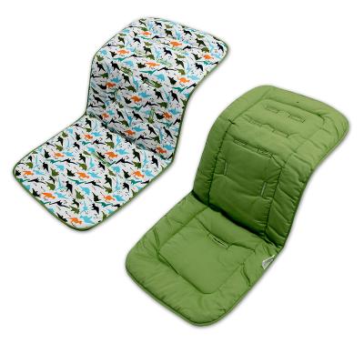 China Protect Baby Soft 100% Cotton Baby Pram Liner Pad for Stroller Baby Stroller Mat for sale