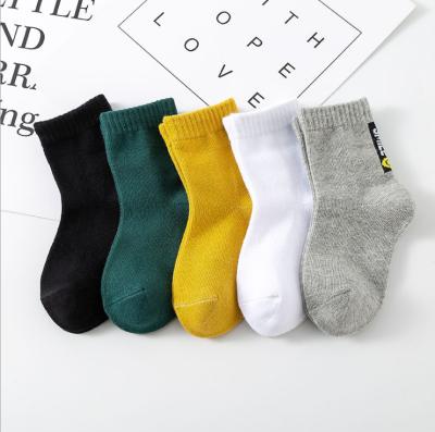 China Baby Boys Girls Breathable Cotton Breathable Short Tube Baby Boy Socks Fashionable Leisure Children's Socks for sale