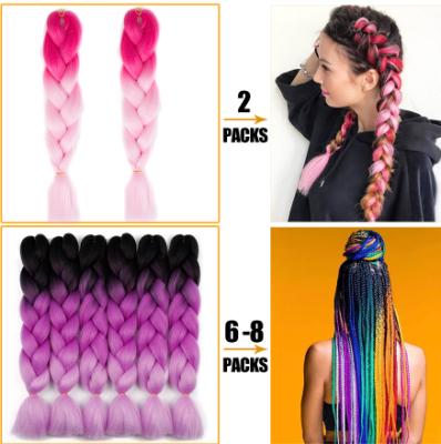 China Water Wave Bo Braid Color Chemical Fiber Braid Lace Front Wigs Hair Extension High Temperature Silk Synthetic for sale