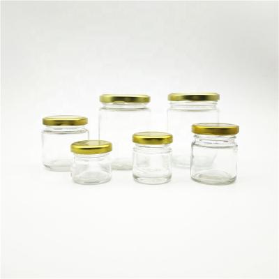 China Viable Wide Mouth Glass Jar With Lid Honey Jar Glass Mason Glass Jar for sale