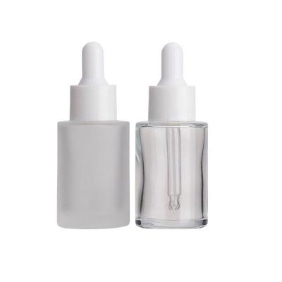 China 10ml 15ml 20ml 30ml 50ml 100ml Personal Care Essential Oil Cosmetic Packaging Frosted Glass Bottle for sale