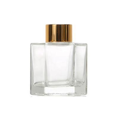 China Reed Diffuser Glass Bottle Hexagon Reed Diffuser Bottle Glass With 50ml Empty Cap for sale